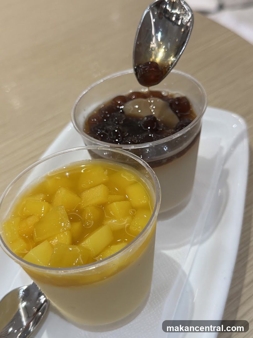 Desserts with Fruit and Boba