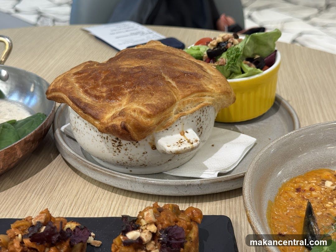 Pot Pie and Salad