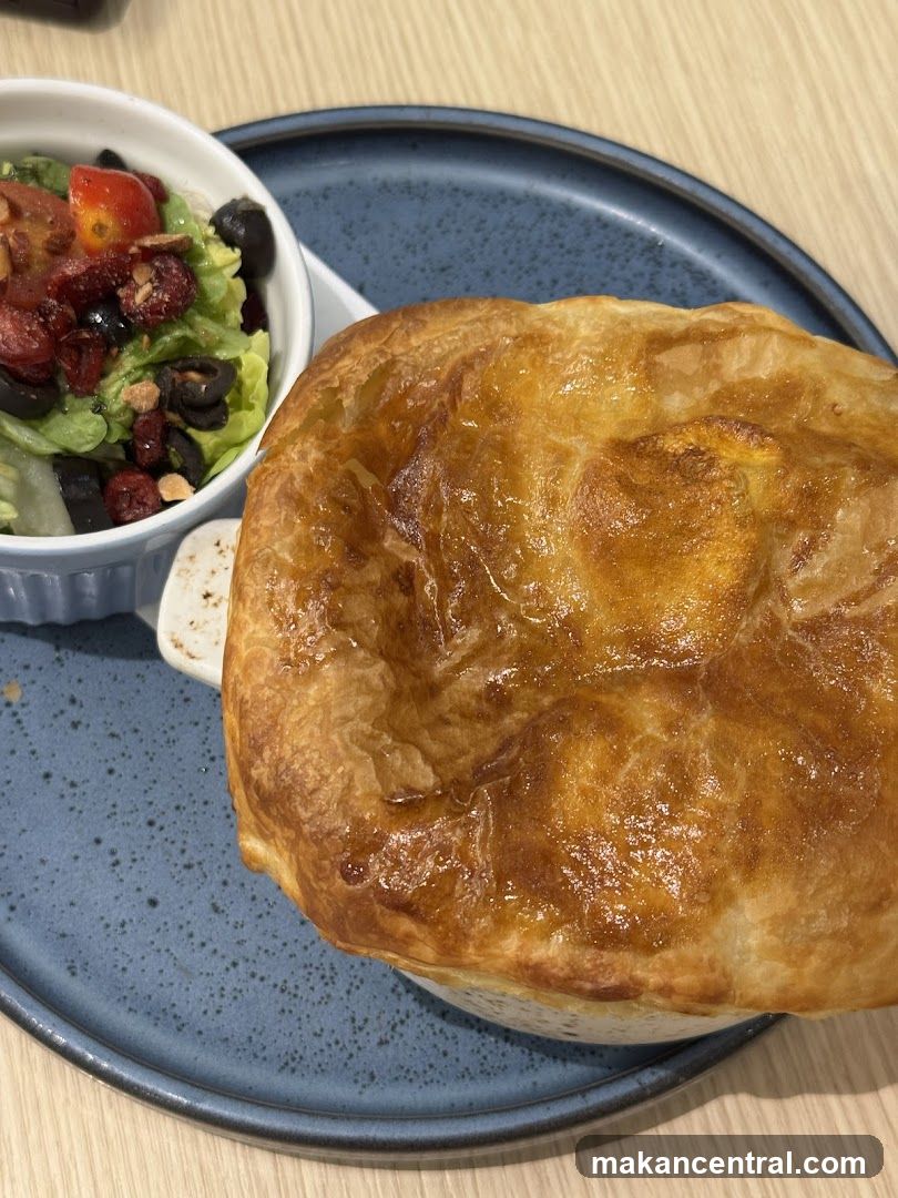 Pot Pie and Salad