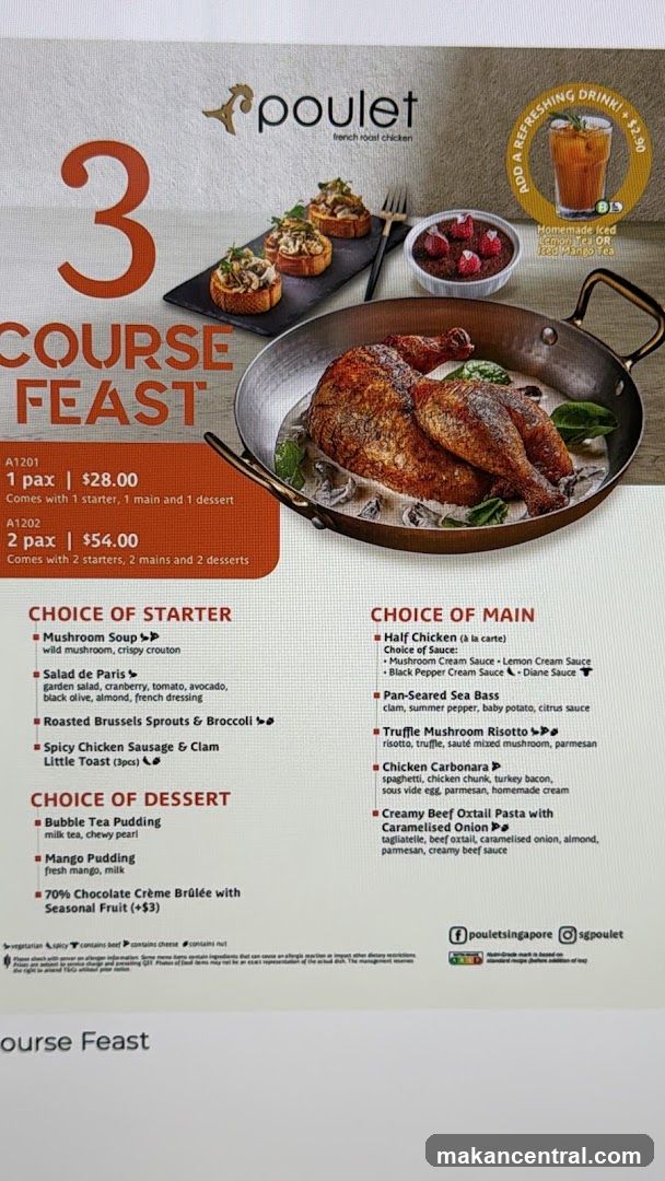 3 Course Feast
