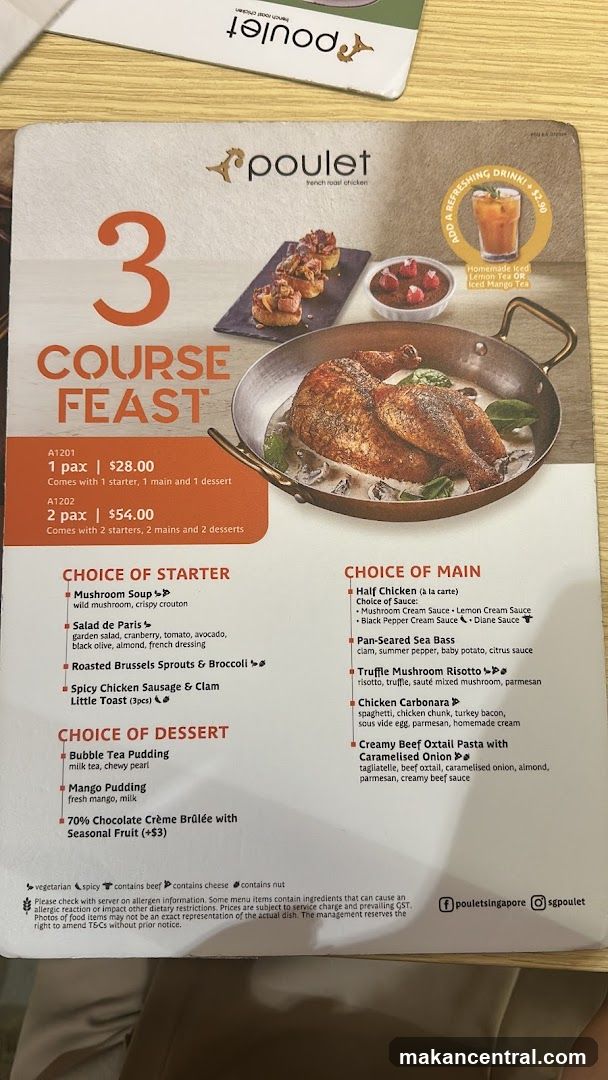 3 Course Feast