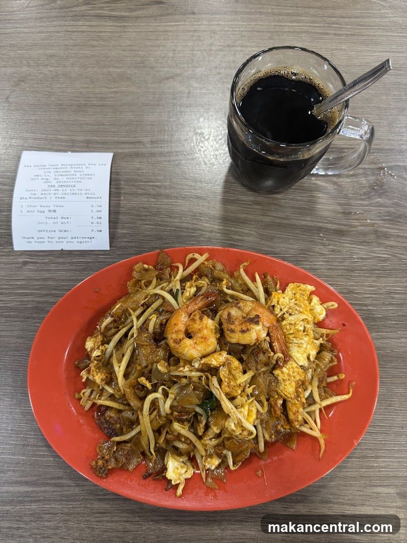 Char Kway Teow with Coffee
