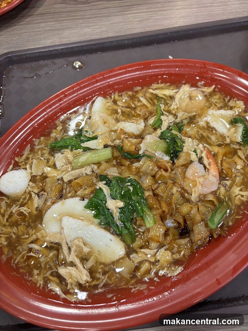 Noodles with Seafood and Vegetables