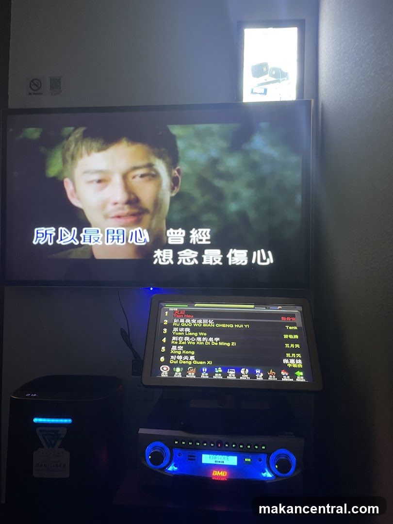 Karaoke Screen and Equipment