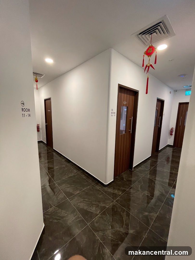Hallway with Doors
