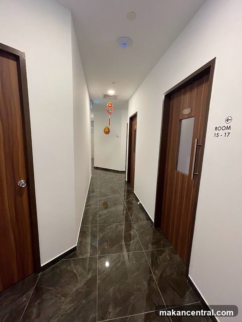 Hallway with Doors