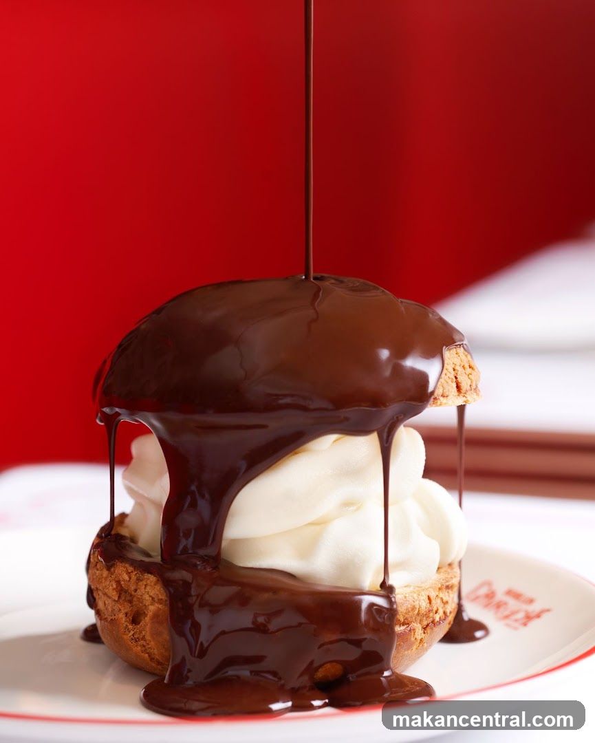 Chocolate Drizzled Pastry