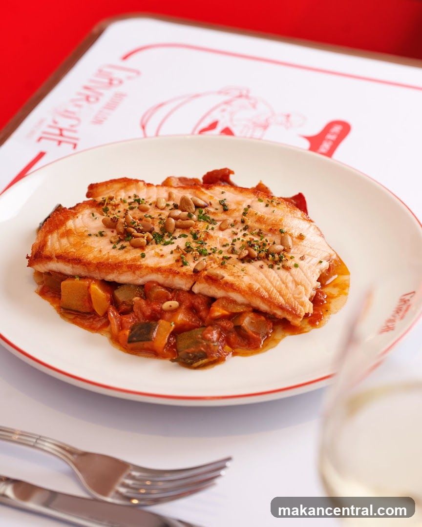 Salmon with Ratatouille