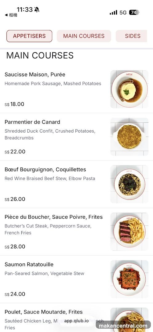 Main Courses