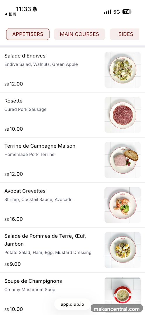 Appetisers