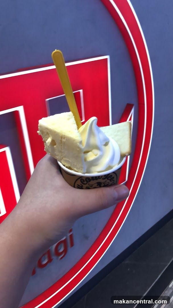 Dessert with Ice Cream and Cake