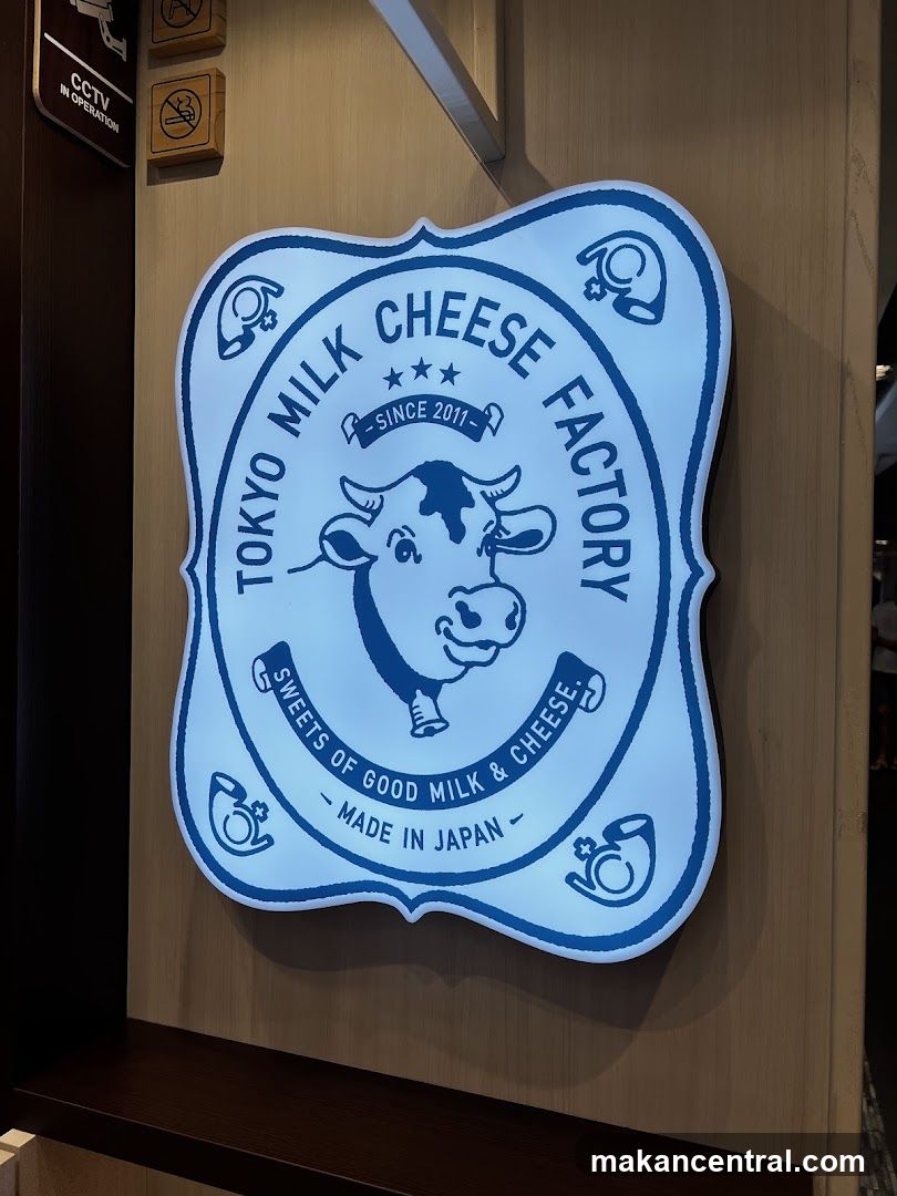 Tokyo Milk Cheese Factory Sign