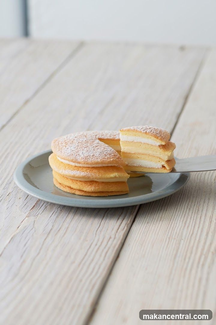 Layered Cake with Cream Filling