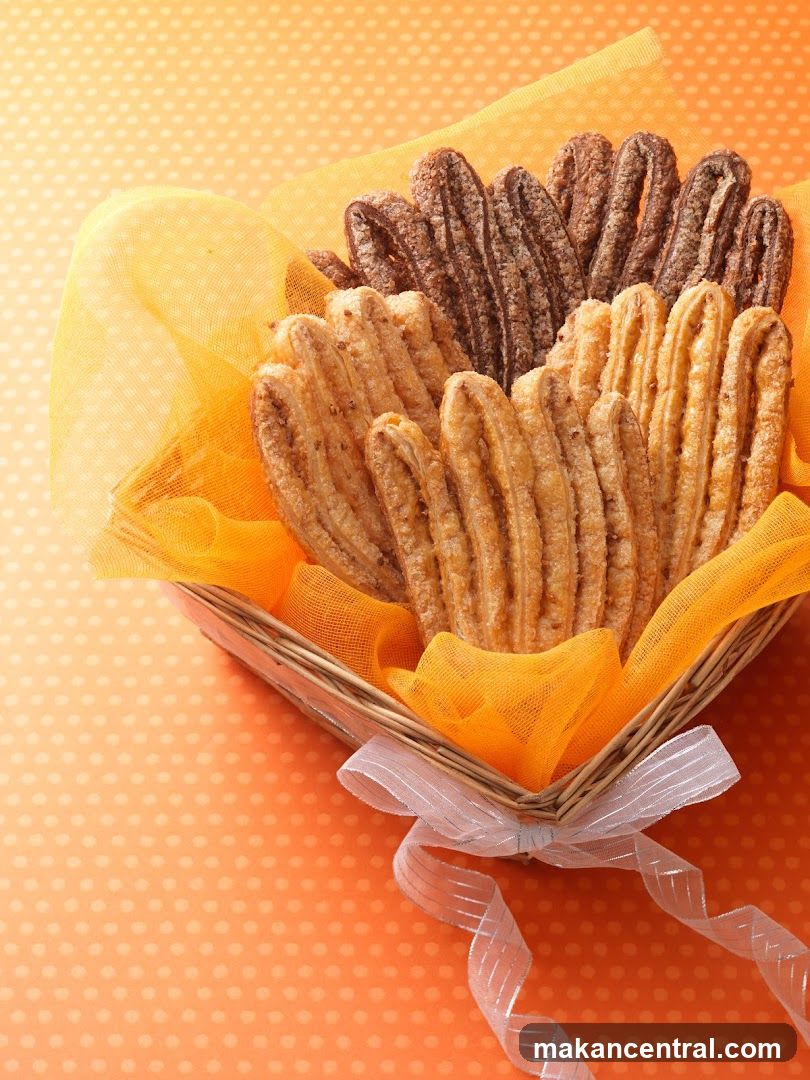 Churros in a Basket
