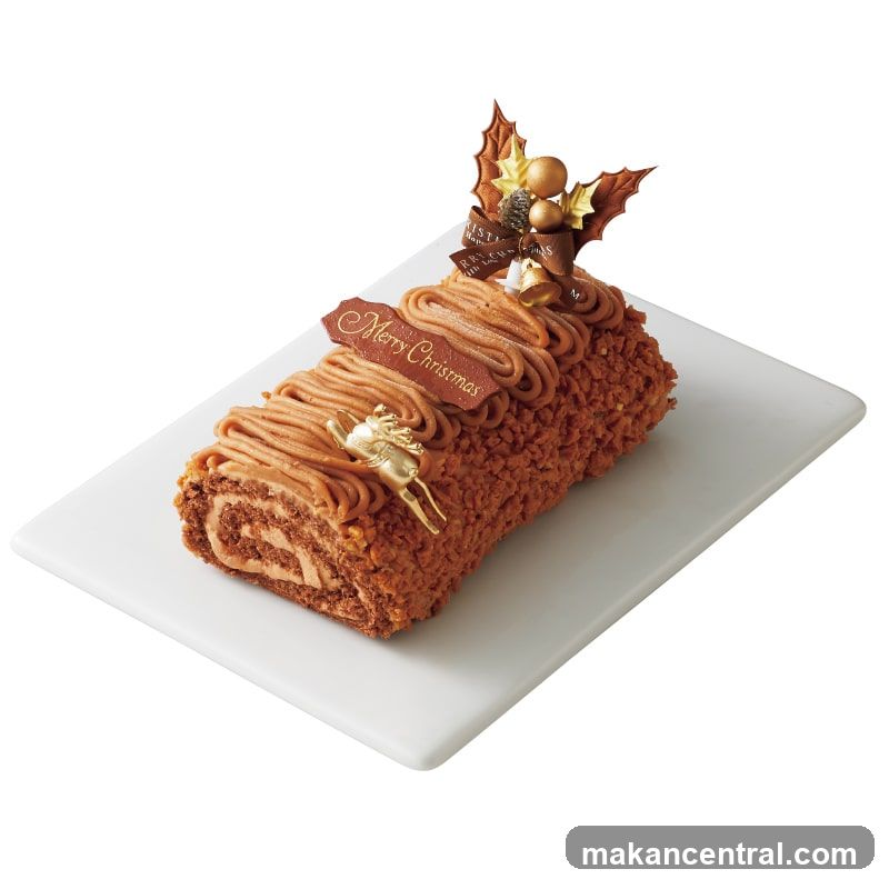 Christmas Yule Log Cake
