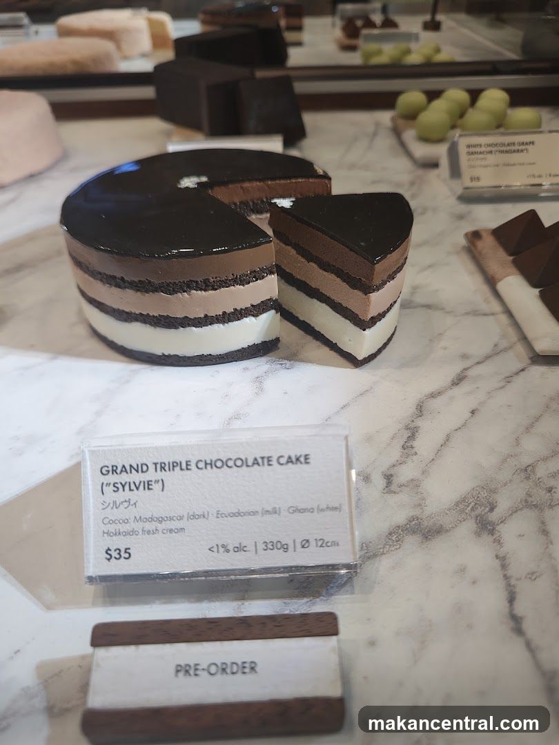 Grand Triple Chocolate Cake