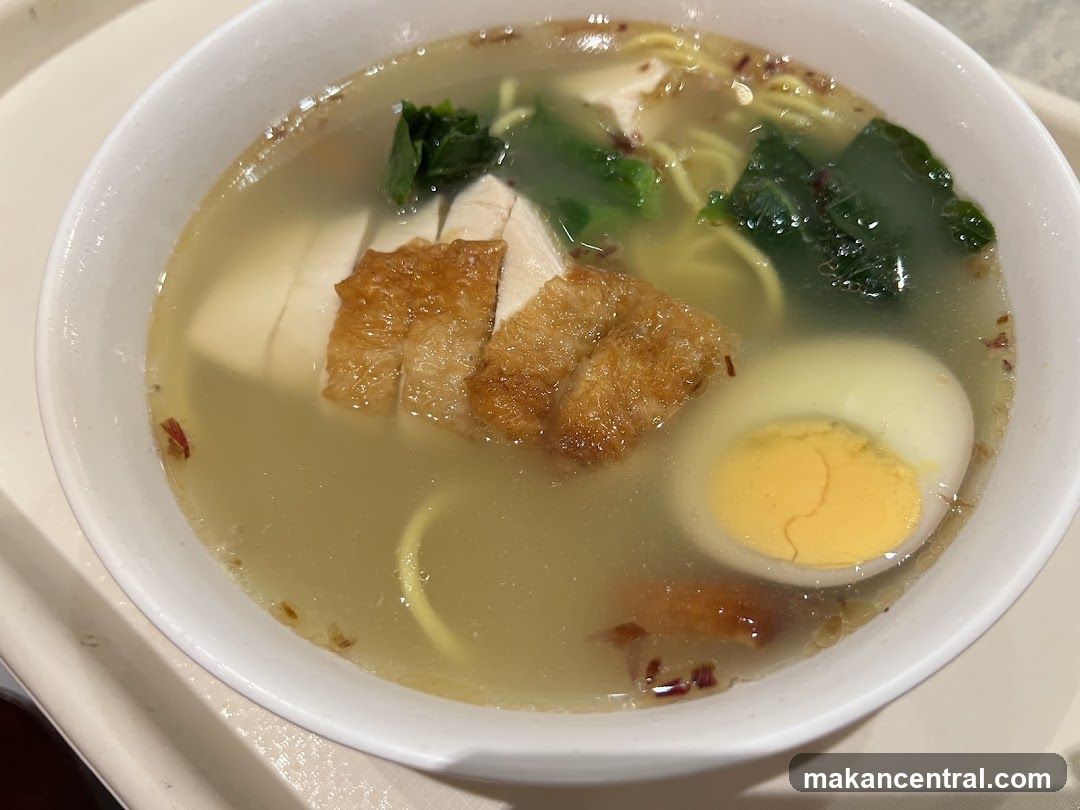 Noodle Soup with Chicken and Egg