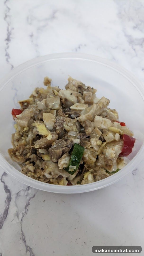 Pork Sisig in a Container