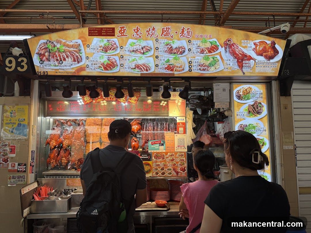 Food Stall with Roasted Meats
