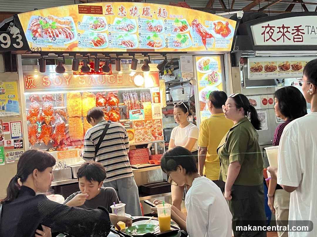 Food Stall with Roasted Meats