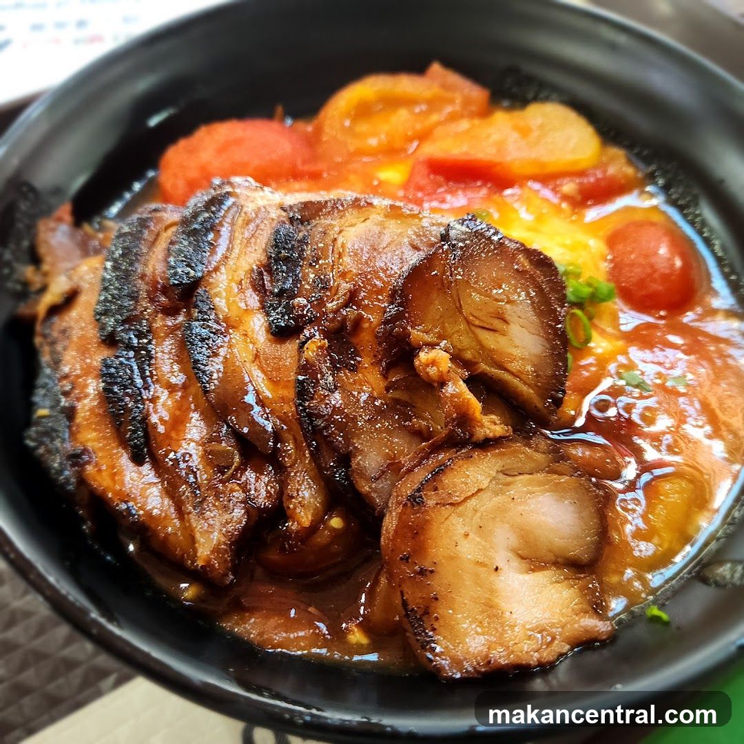 Braised Pork Belly with Tomatoes