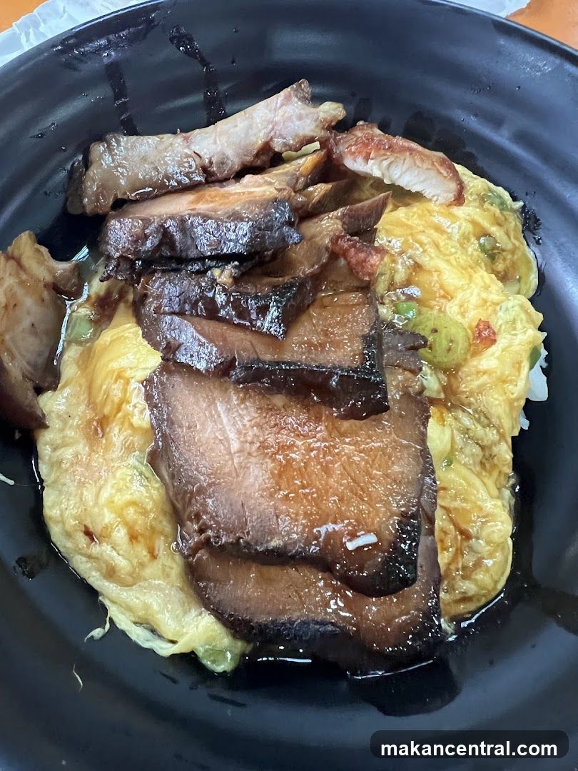 Roast Pork and Egg Rice Bowl