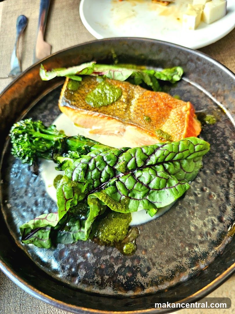 Salmon with Greens