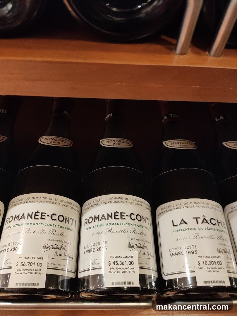 Wine Bottles on Display