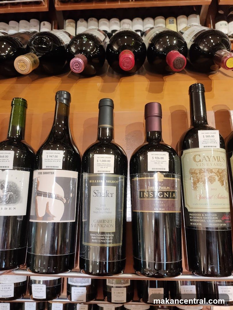 Wine Bottles on Display