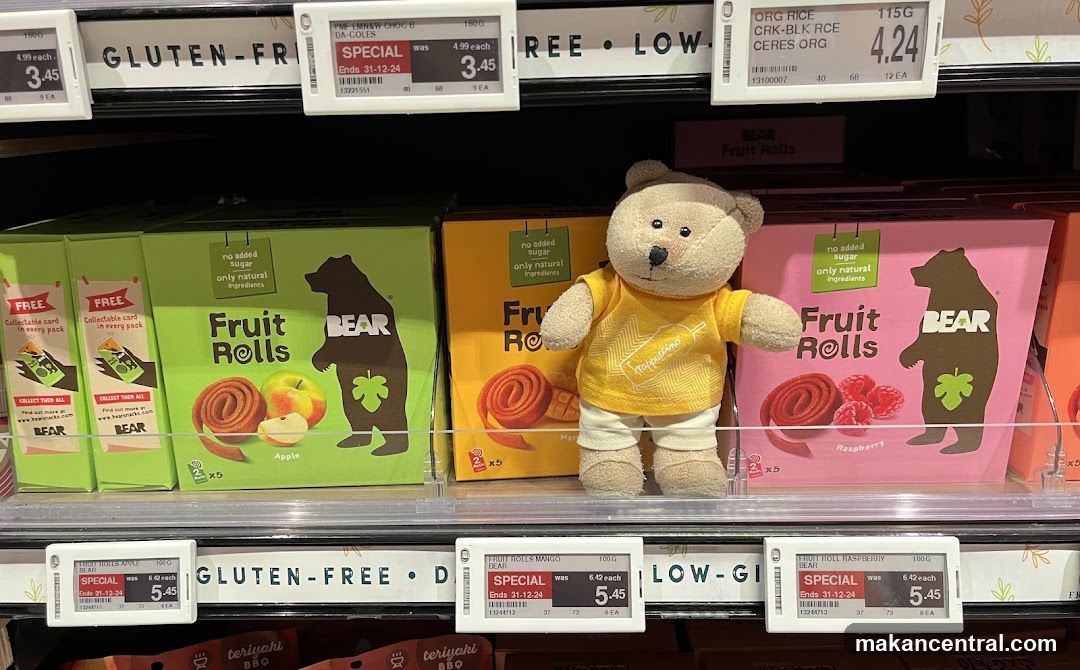 Bear Fruit Rolls Display