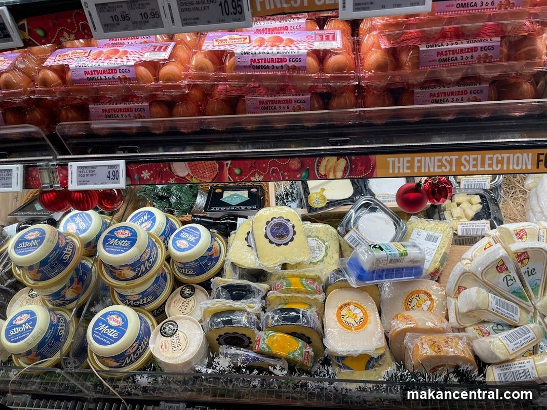 Eggs and Cheese Display