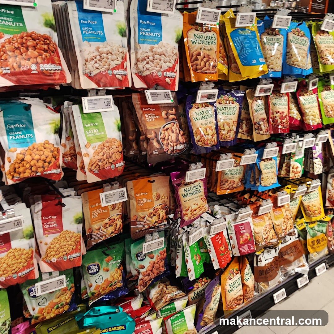 Assortment of Packaged Nuts