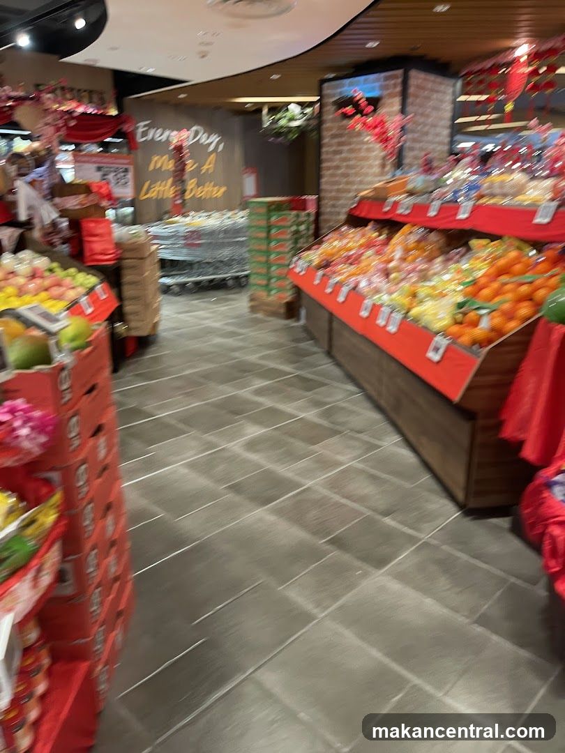 Grocery Store Produce Aisle