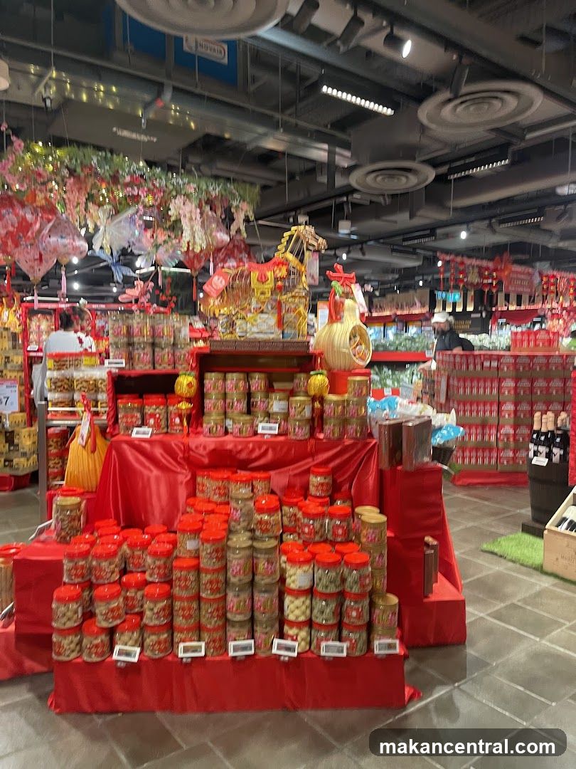 Chinese New Year Food Display