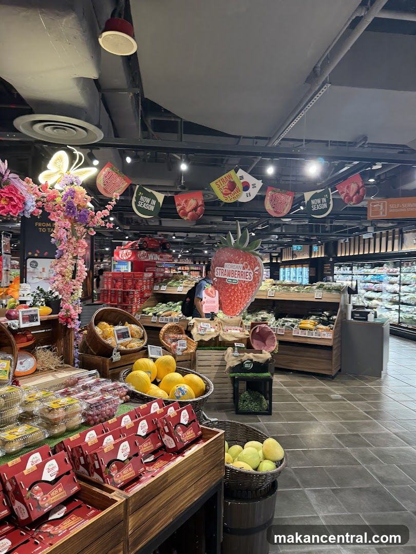 Grocery Store Produce Section