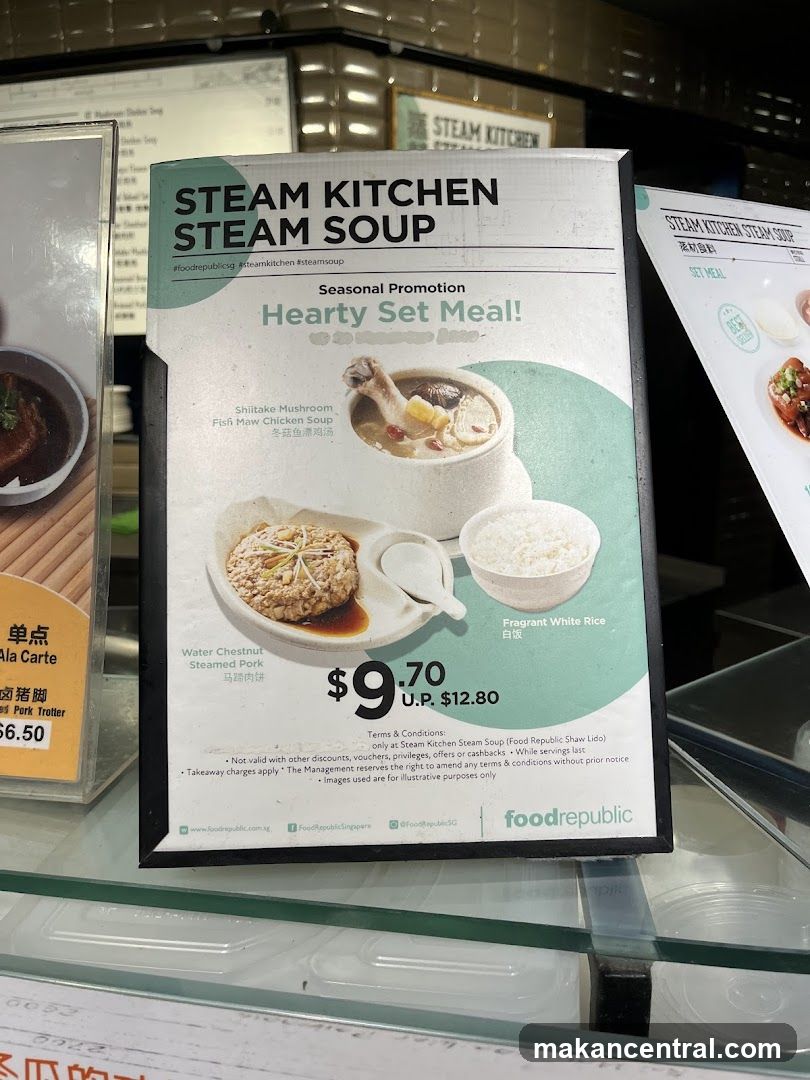 STEAM KITCHEN STEAM SOUP