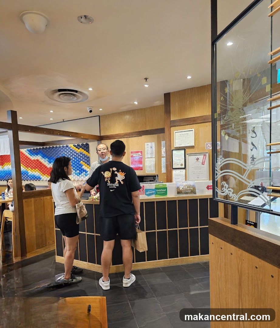 People at a Counter