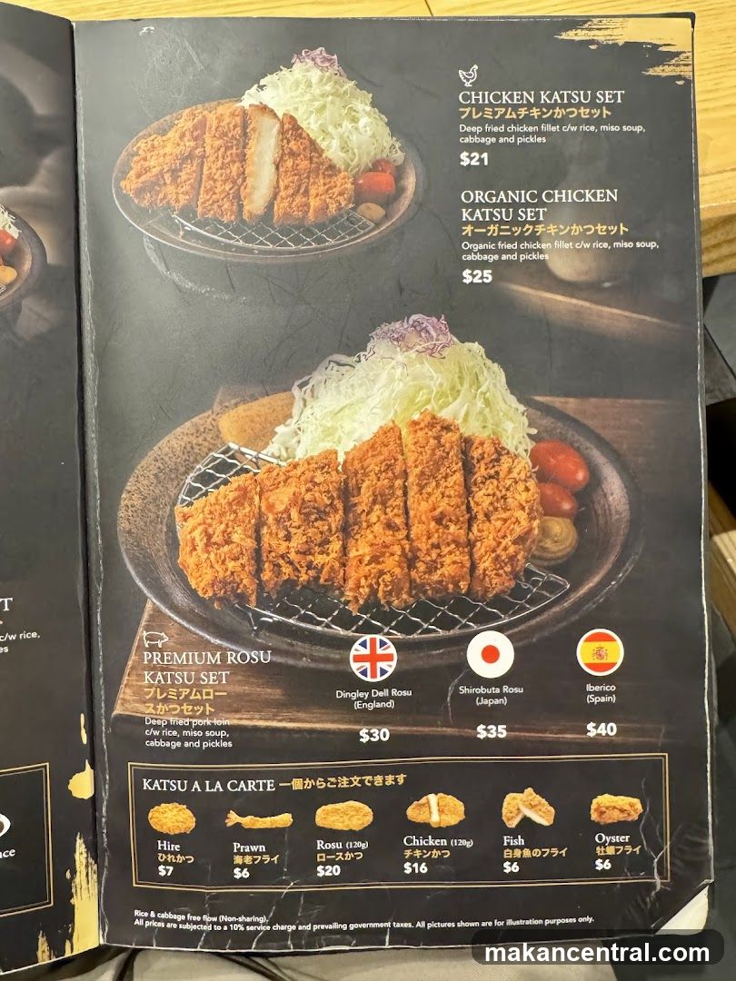 Katsu Menu