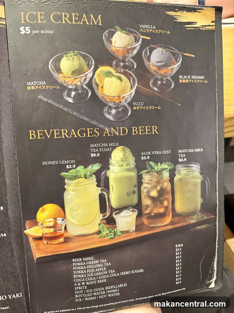 Ice Cream, Beverages and Beer