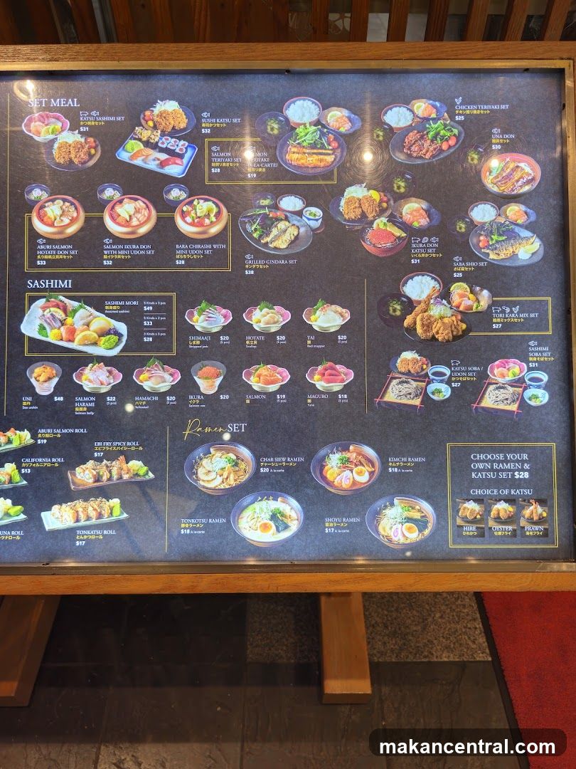 Japanese Menu