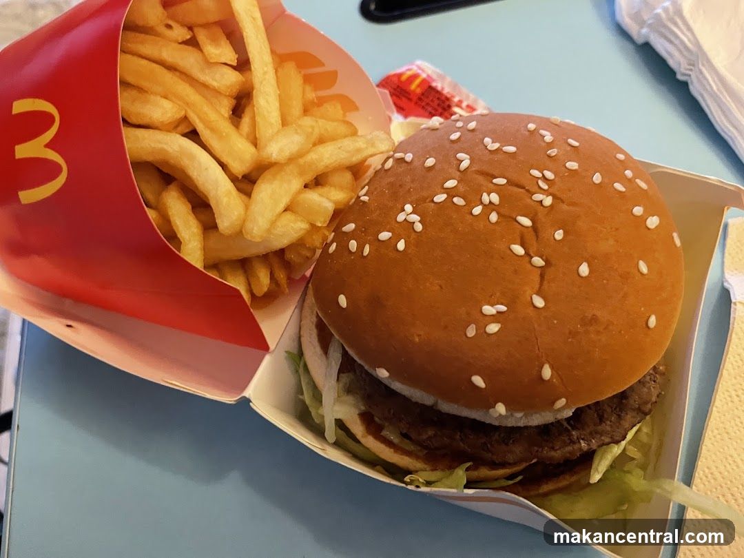Burger and Fries