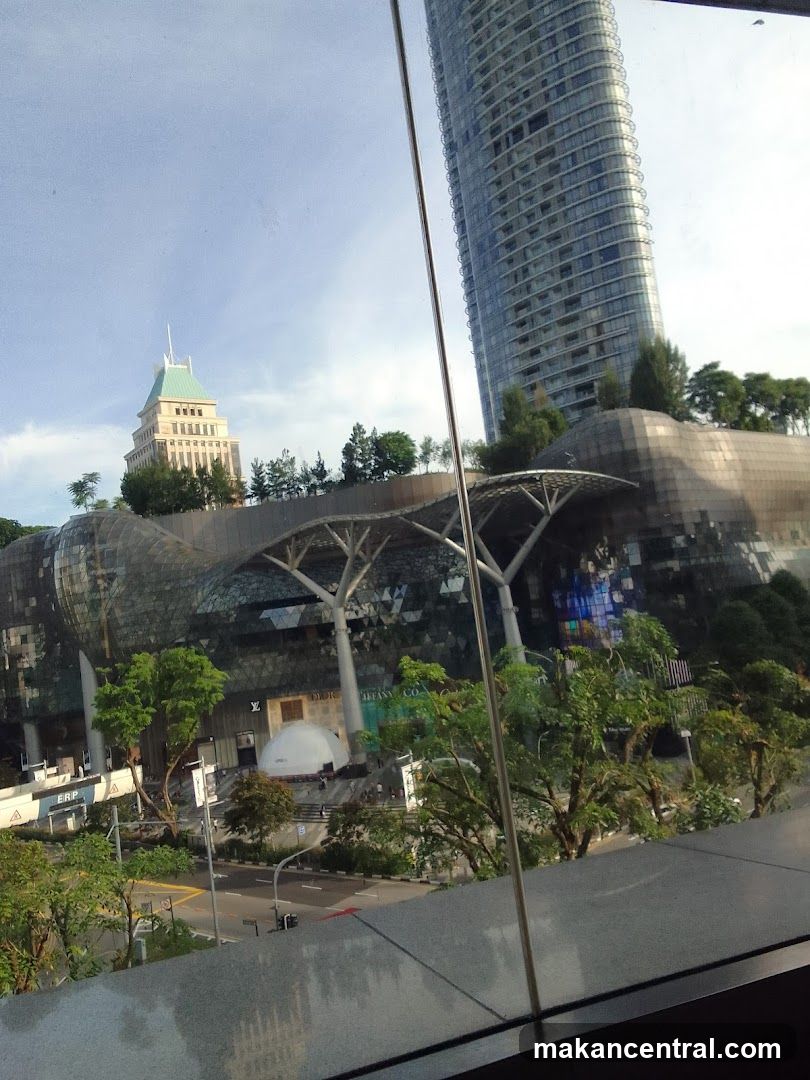Modern Shopping Complex with Tall Buildings