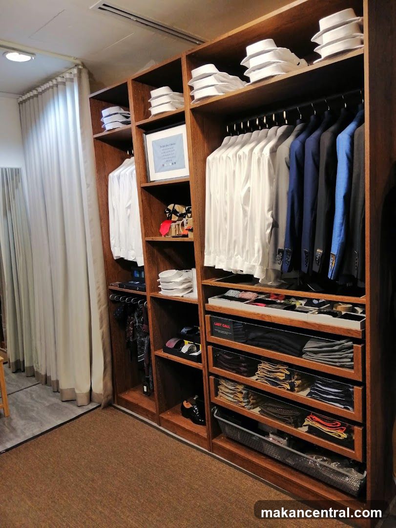 Closet with Men's Apparel
