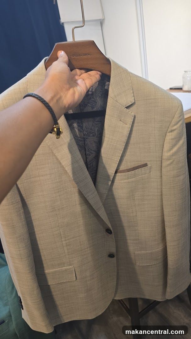 Beige Suit Jacket