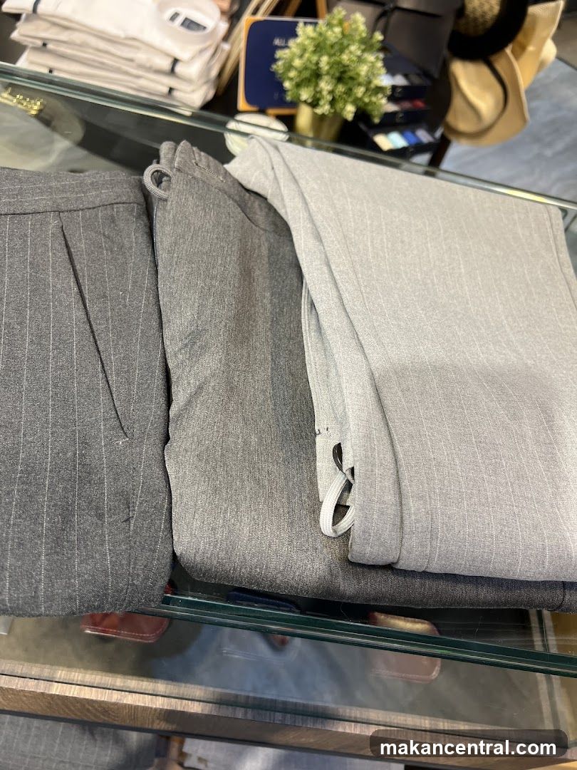 Pinstripe Trousers