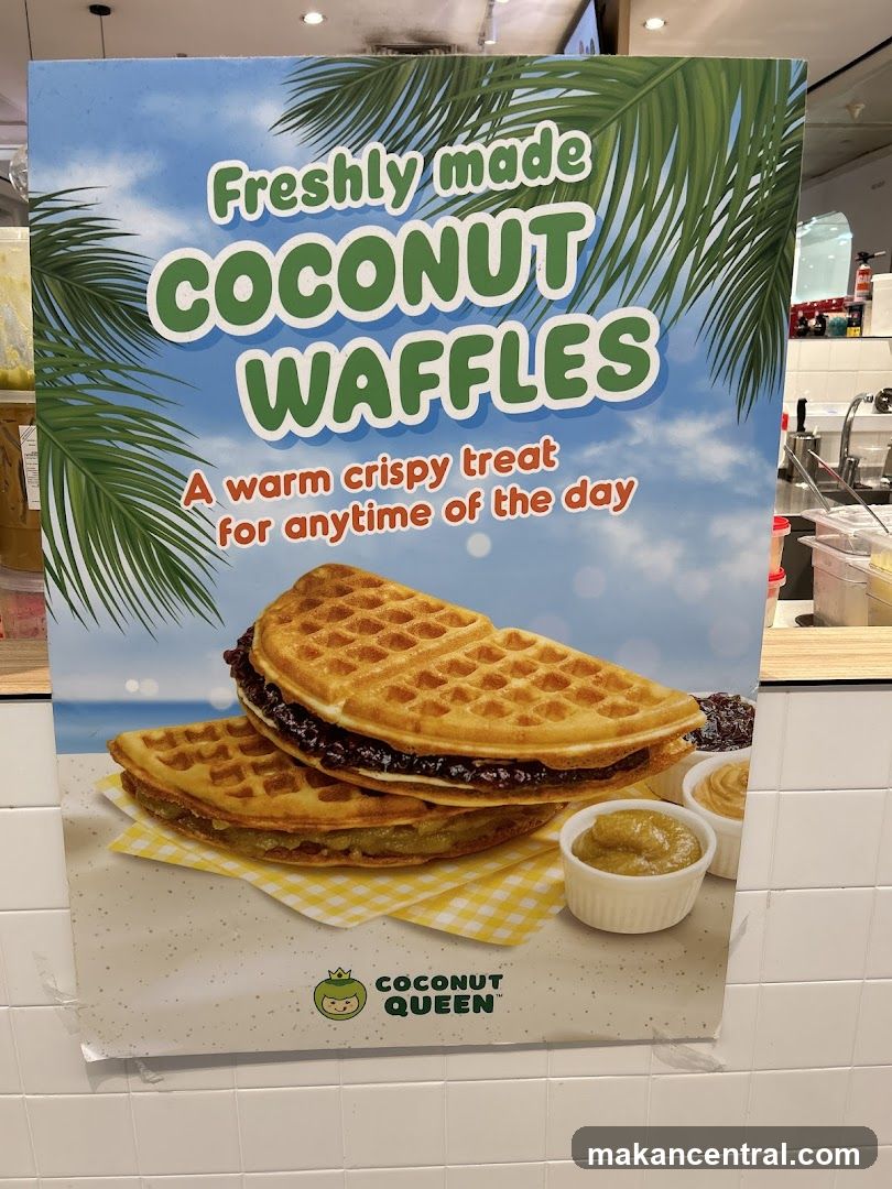 Coconut Waffles Advertisement