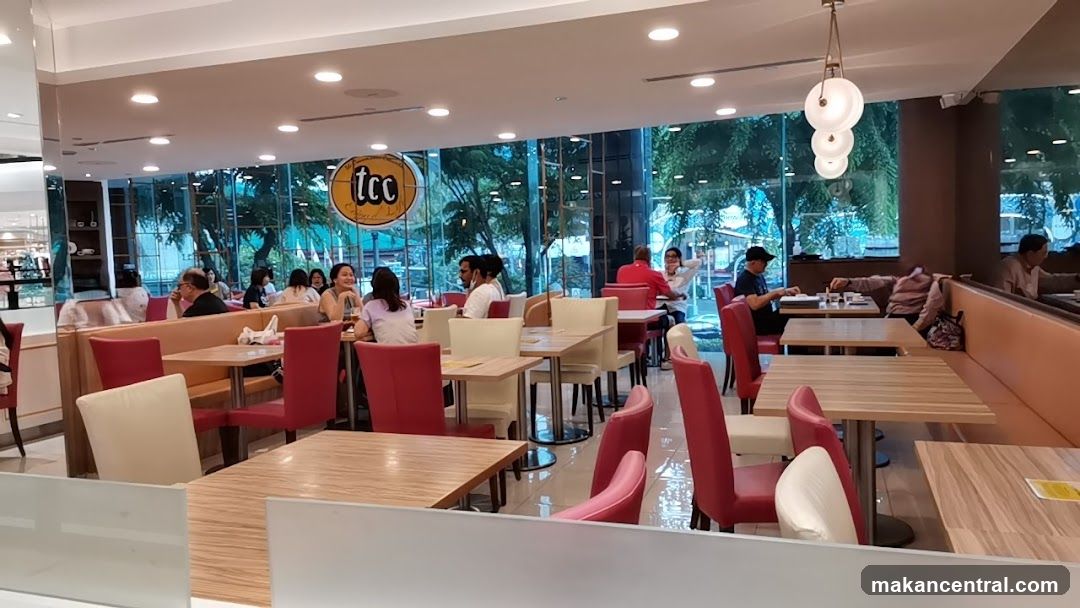 Restaurant Interior with Patrons