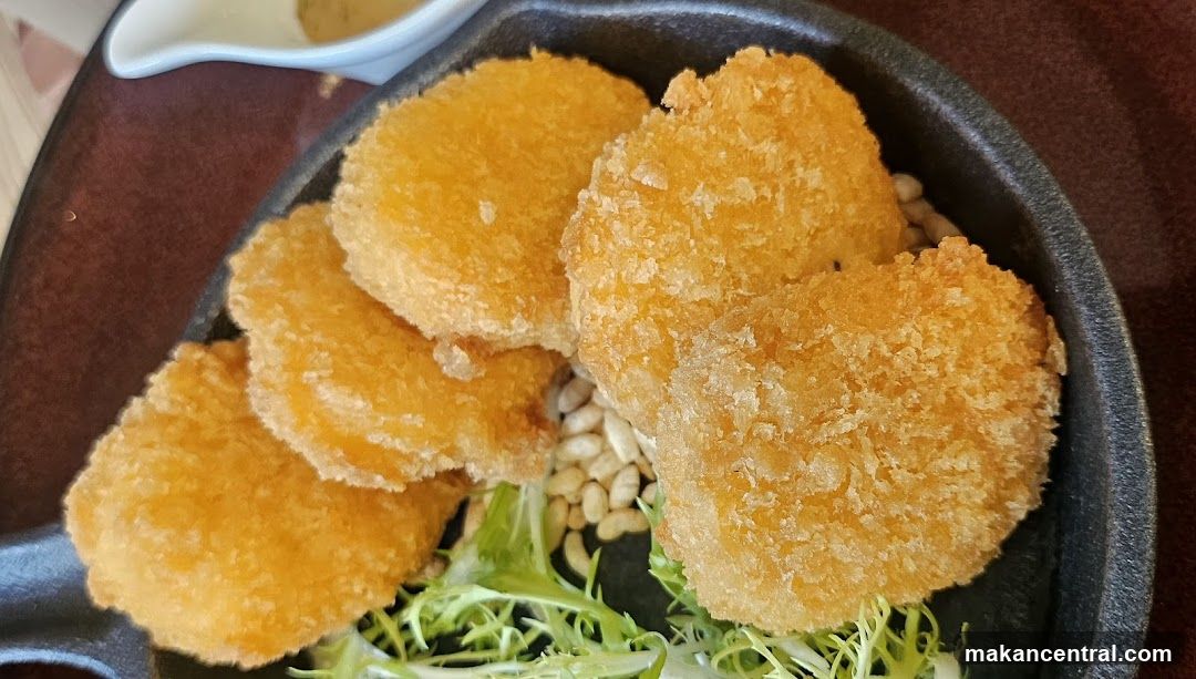 Fried Patties with Garnish