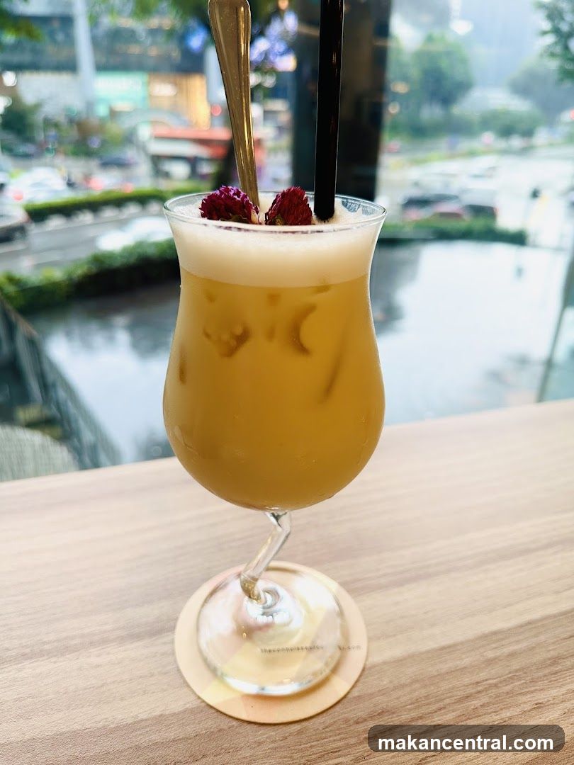 Iced Drink with Garnish