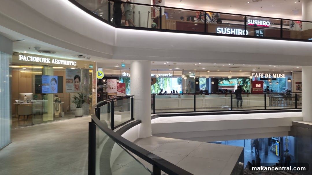Mall Interior with Shops